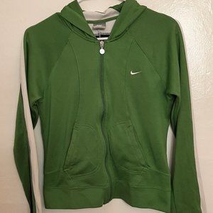 Nike women's Green zip up jacket